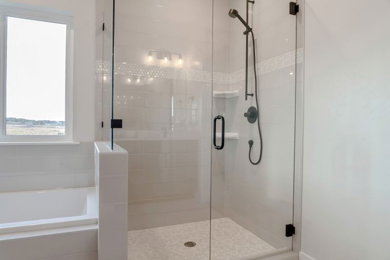 Design of a sleek shower enclosure