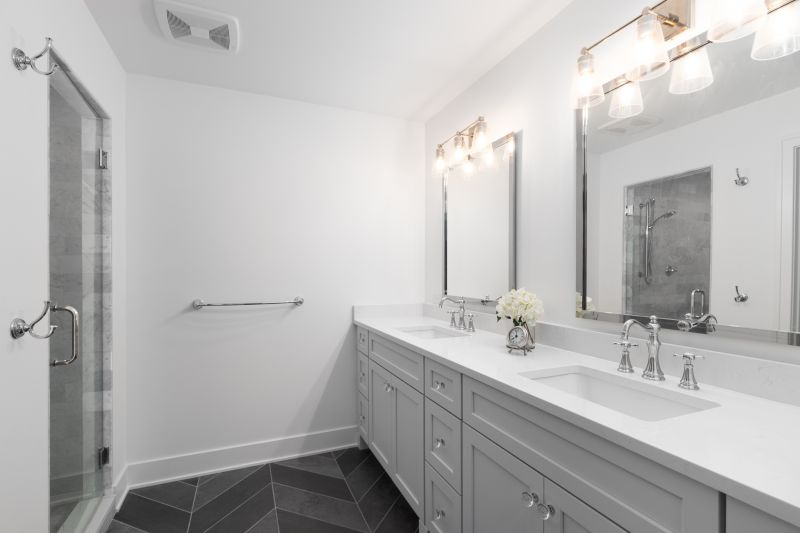 Contemporary vanity area